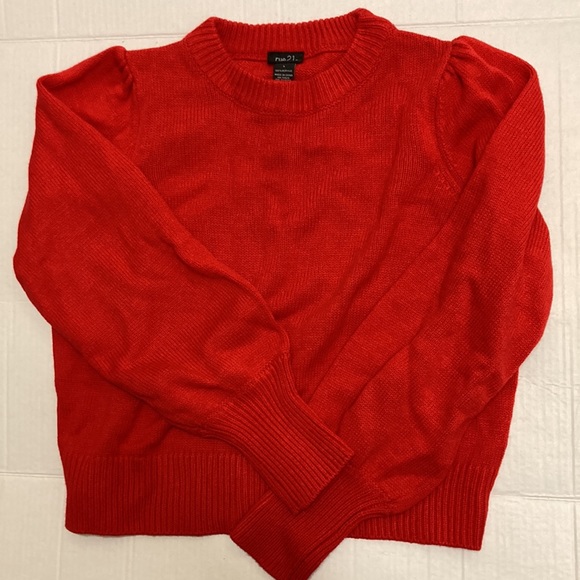 Rue21 Red Sweather  Size large - Picture 2 of 6